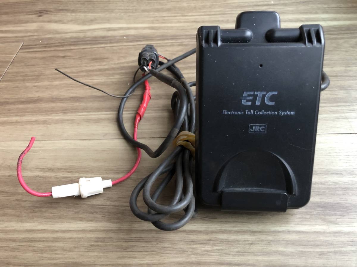 JRM-12 日本無線 ETC アンテナ一体型 中古 バイク用 車載器 本体 中古]ETC