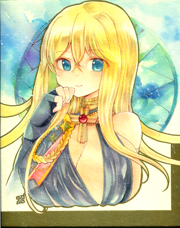 ビスマルク アズレン 大色紙 同人手描きイラスト アズールレーン 手描きイラスト 売買されたオークション情報 Yahooの商品情報をアーカイブ公開 オークファン Aucfan Com