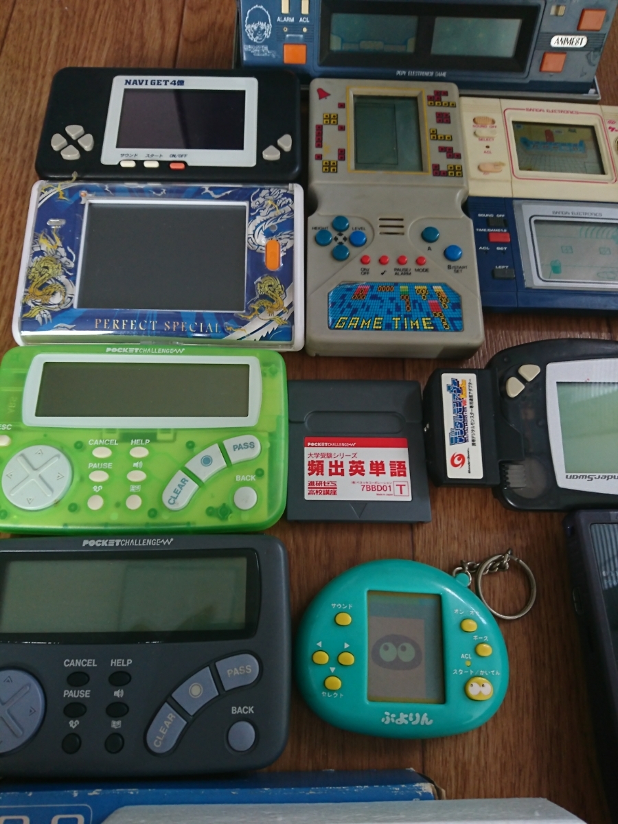 ジャンク品 ゲームウォッチ レトロゲーム ダッシュ勝平 スペースコブラ MONITOR PANIC ゲームボ―イCOLOR ワンダースワン 他 まとめて 1円
