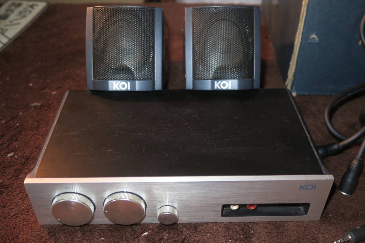 付属品全揃いKOI Tiger Type 2a パワードスピーカーシステム 美品 KOI