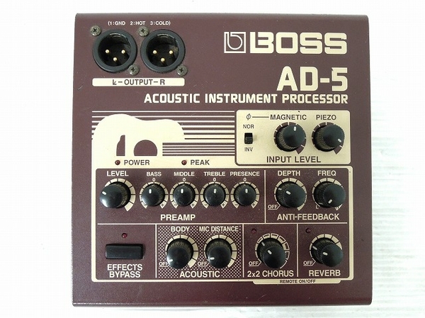 BOSS AD-5 プリアンプ アコースティックギター用 エフェクター ボス