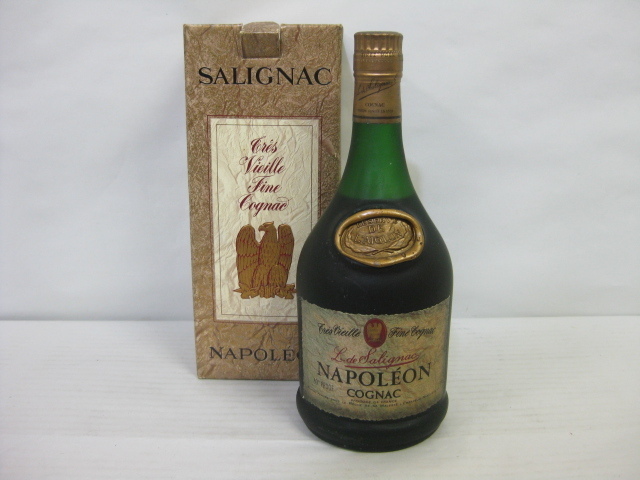 未開栓SALIGNAC NAPOLÉON COGNAC⁄樽ボトル付き 古酒【未開栓】L.de