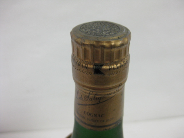 未開栓SALIGNAC NAPOLÉON COGNAC⁄樽ボトル付き 古酒【未開栓】L.de