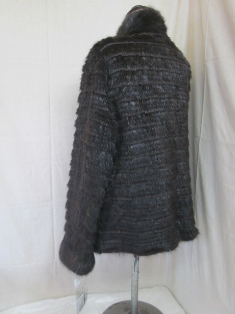 未使用★マスクラット★毛皮ハーフコート★17万3千定価タグ付き★