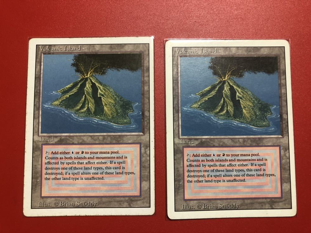 Volcanic Island リバイズド MTG 英語 3ED 英語版 『MTG』山