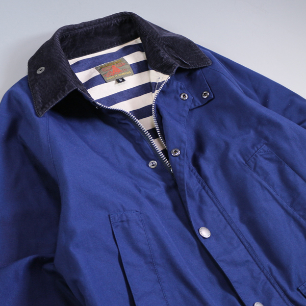 美品 EDIFICE別注 BARBOUR EX BEDALE SL NAVY M エディフィス バブアー