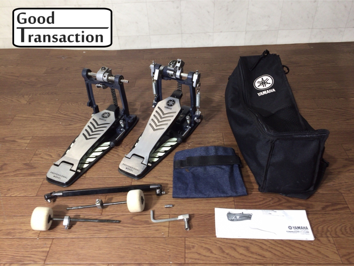  A082M001 YAMAHA ヤマハ PROFESSIONAL MODEL ツインペダル(ペダル)｜売買されたオークション情報、yahooの商品情報をアーカイブ公開 - オークファン ペダル