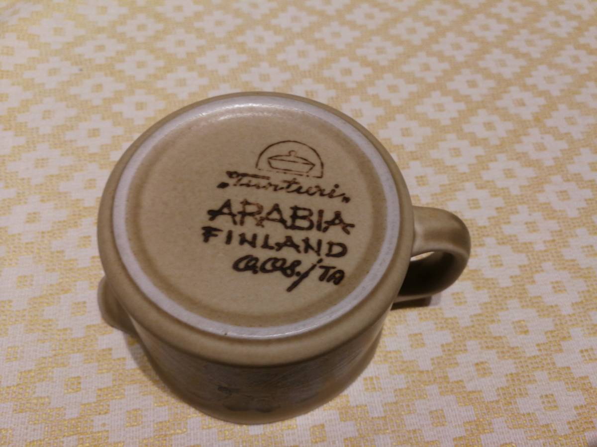 トゥントゥリ アラビア ARABIA &frasl; Tunturi クリーマー No.2681 ティーカップ&amp;ソーサー プレート 北欧 Piccony（ピッコニー）| 北欧食器 nordajyo - ヴィンテージアラビアトゥントゥリ食器 タック