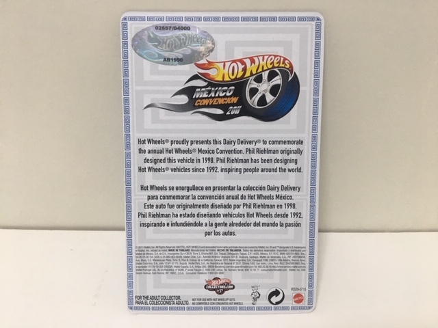4000台限定 【 DAIRY DELIVERY 】 2011 MEXICO CONVENTION / デイリー