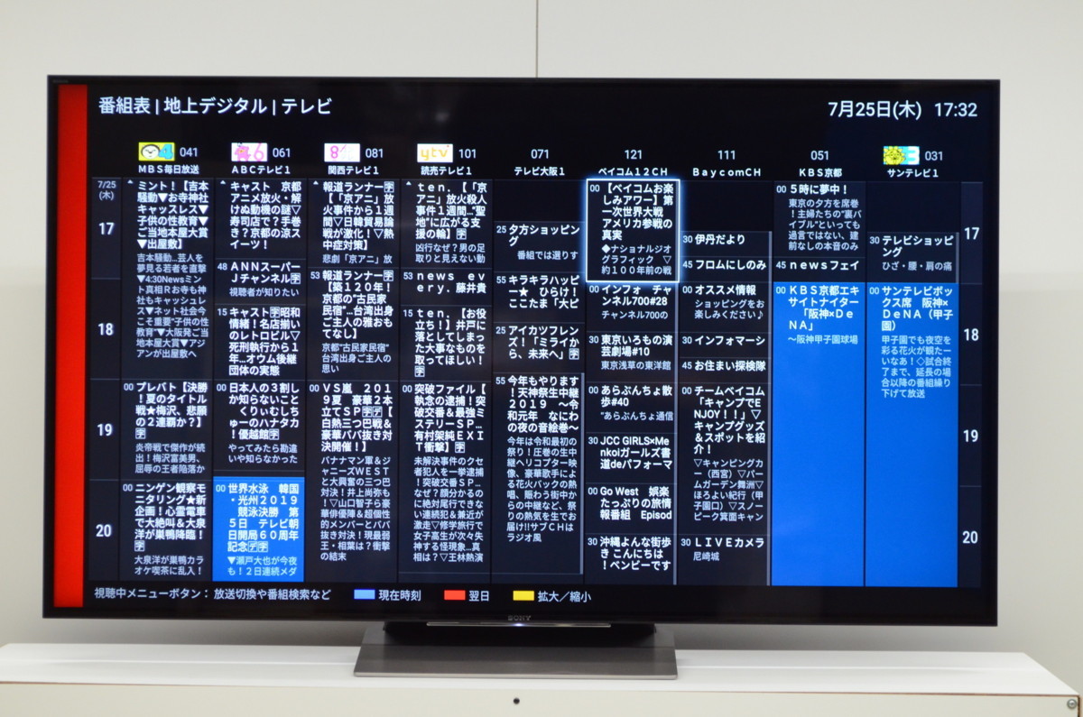 55インチ液晶4Kテレビ SONY KJ-55X9300D 2016年製造 HDR/倍速駆動/WIFI 