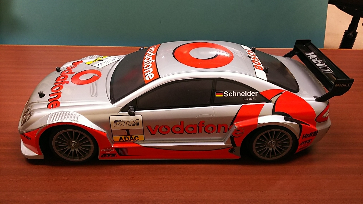 絶版 タミヤ RC 1⁄10 ボーダフォン・AMGメルセデス DTM 完成ボディ 1