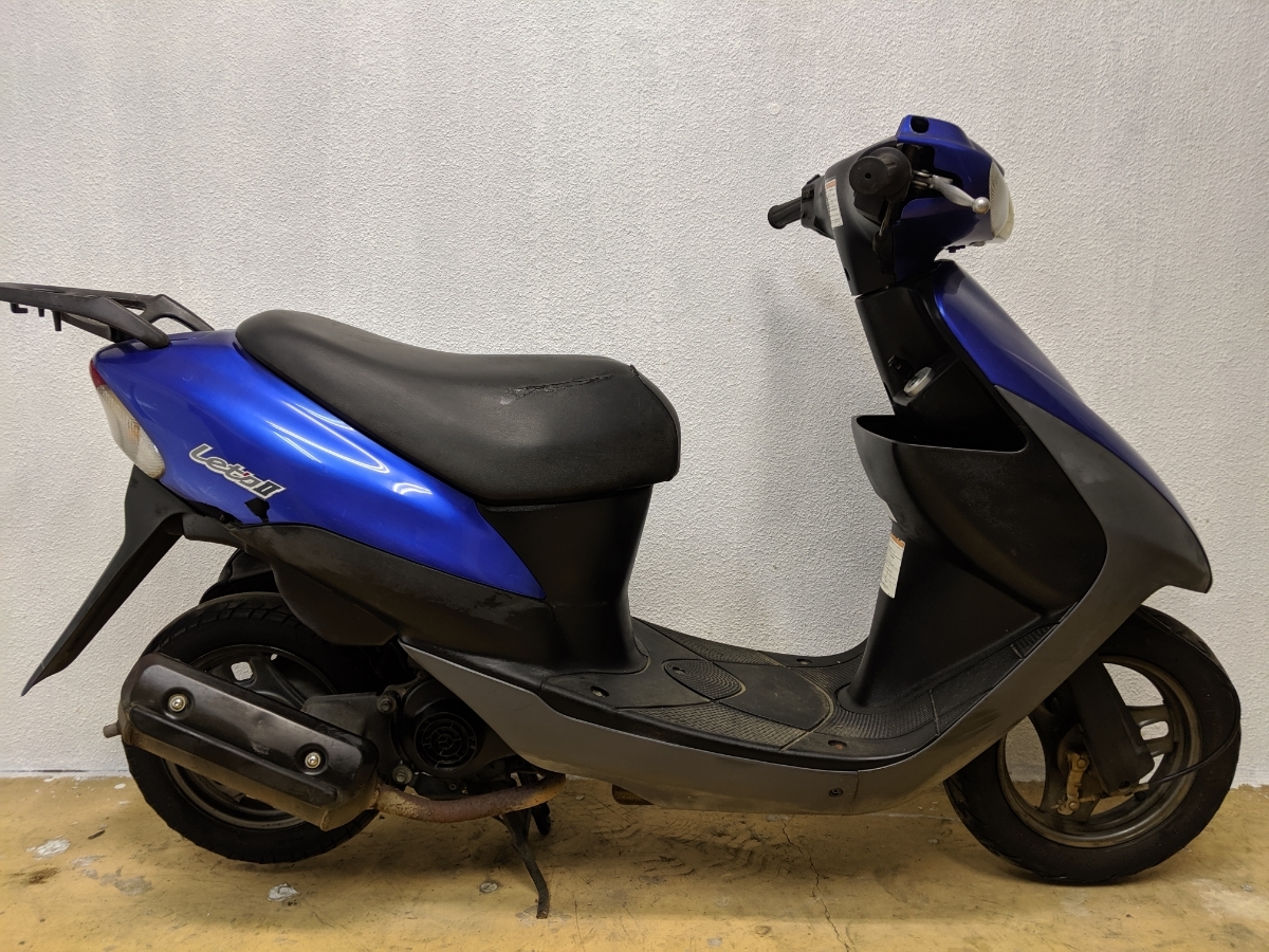 スズキ レッツ2 - CA1PA 2スト ブルー 50cc 高出力2ストロークエンジン 