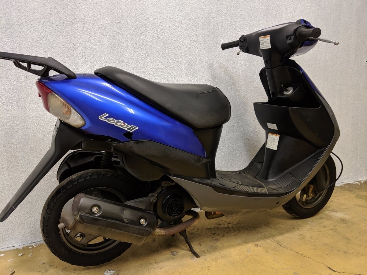 スズキ レッツ2 - CA1PA 2スト ブルー 50cc 高出力2ストロークエンジン 