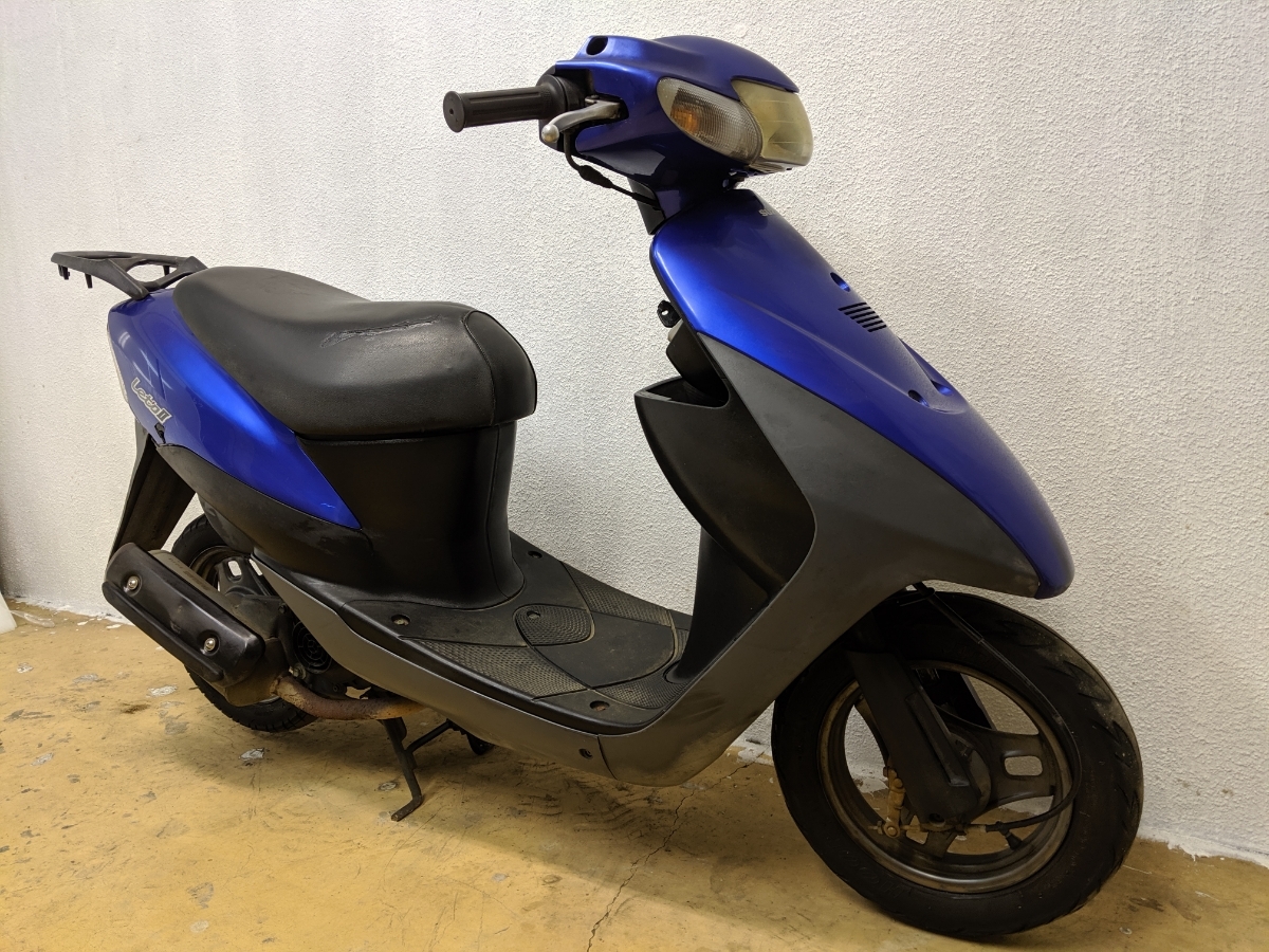 スズキ レッツ2 - CA1PA 2スト ブルー 50cc 高出力2ストロークエンジン 