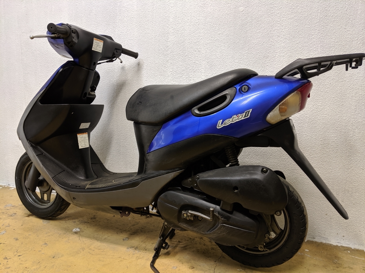 スズキ レッツ2 - CA1PA 2スト ブルー 50cc 高出力2ストロークエンジン 