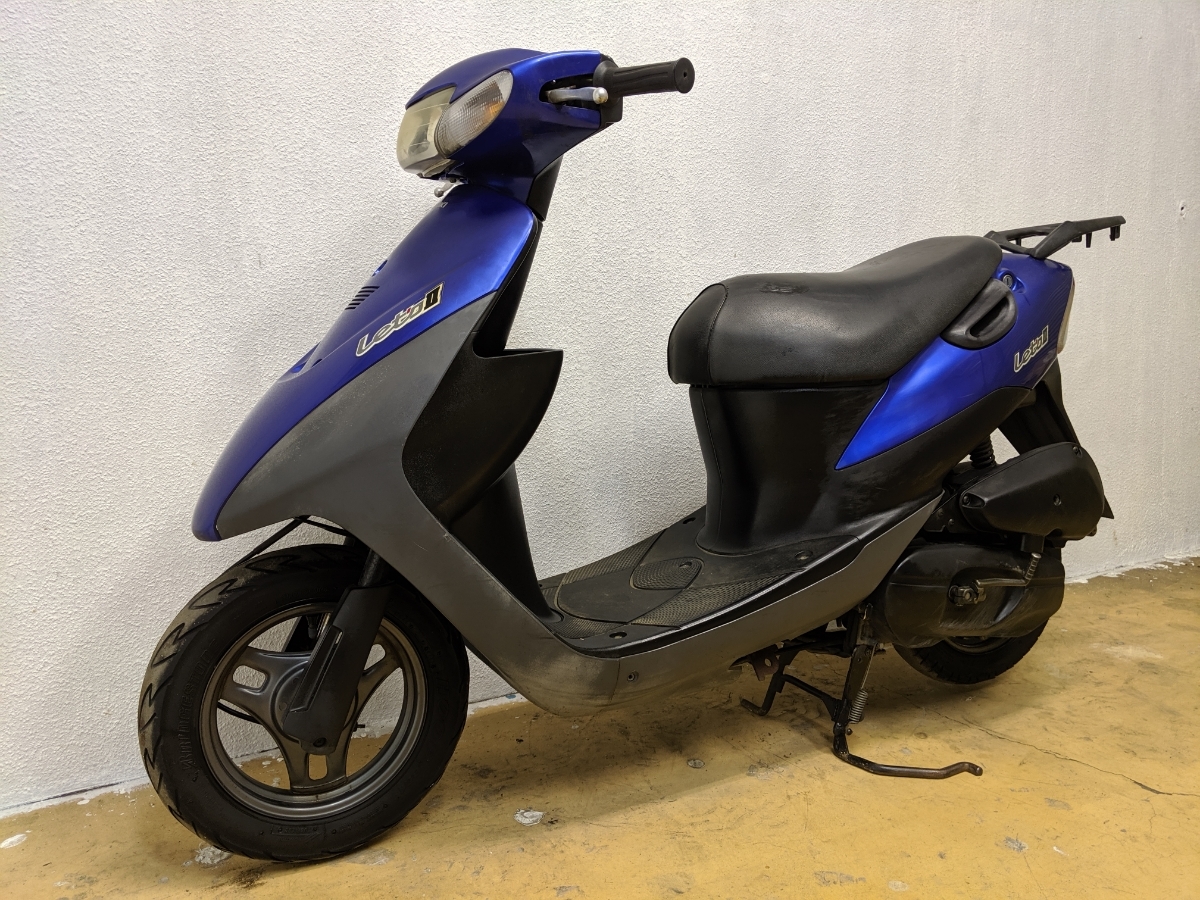 スズキ レッツ2 - CA1PA 2スト ブルー 50cc 高出力2ストロークエンジン 