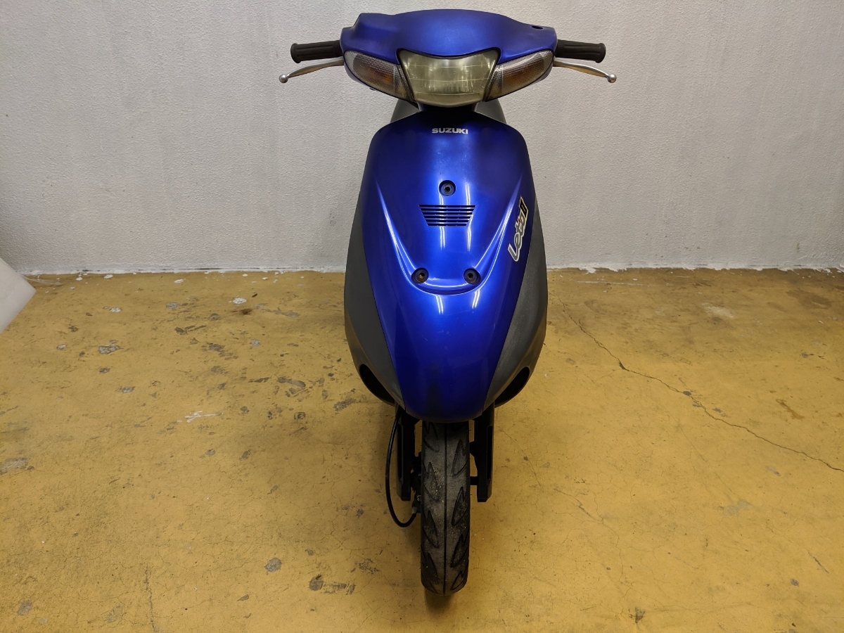 スズキ レッツ2 - CA1PA 2スト ブルー 50cc 高出力2ストロークエンジン 