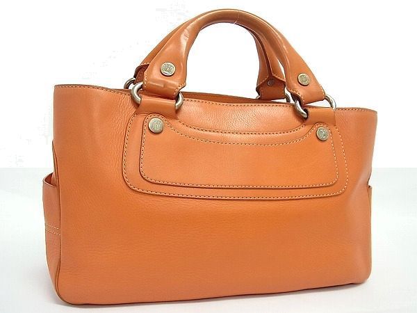 CELINE セリーヌ ブギーバッグ レザー 1円 ハンドバッグ バッグ ブギー