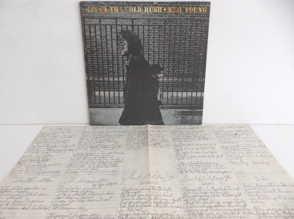 激レア US盤 マトリクス 両面 Re1 別 mix 収録 ポスター 付 US盤 NEIL YOUNG After the gold rush ニール・ヤング 別 違 テイク ミックス