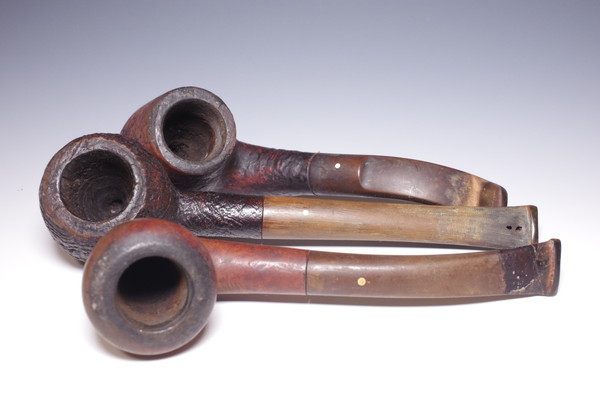 Dunhill Set with Shell Briar Pipe Daily Three Pipes Bruyere 0
