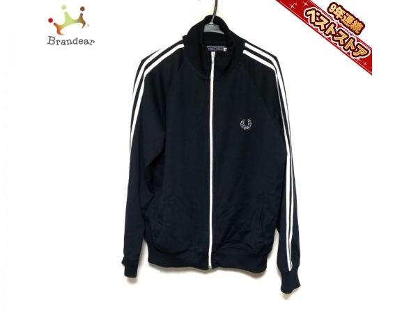 フレッドペリー FRED PERRY ジャージ サイズM ダークネイビー×白 