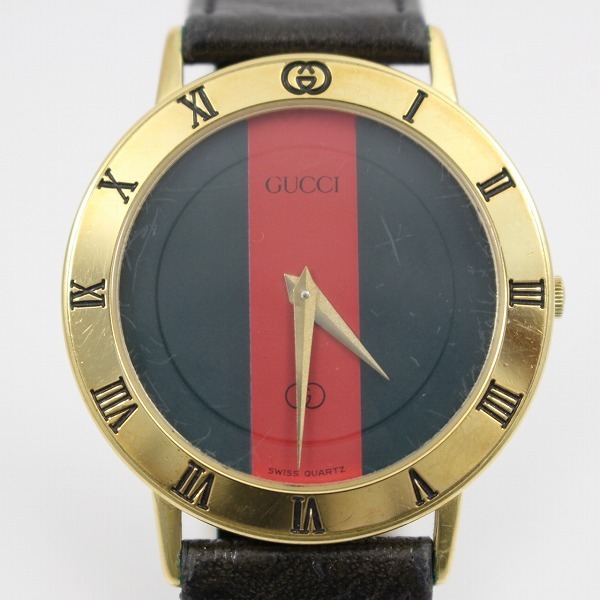 GUCCI グッチ シェリーライン 腕時計 3000L クォーツ 3000M - メンズ 