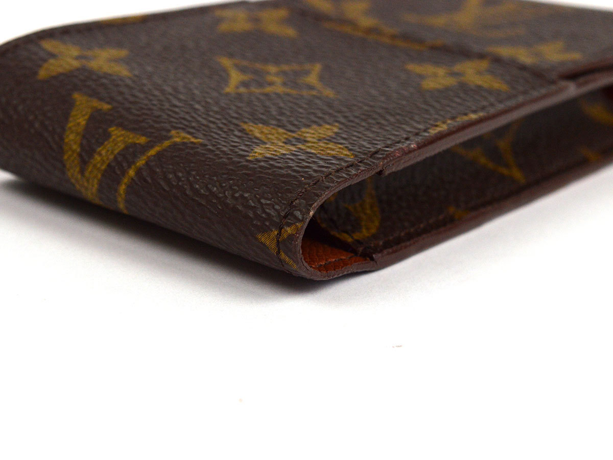 76312☆LOUIS VUITTON ルイ・ヴィトン/ エテュイ・シガレット/ シガレットケース/ モノグラム ブラウン/ メンズ レディース/ M63024