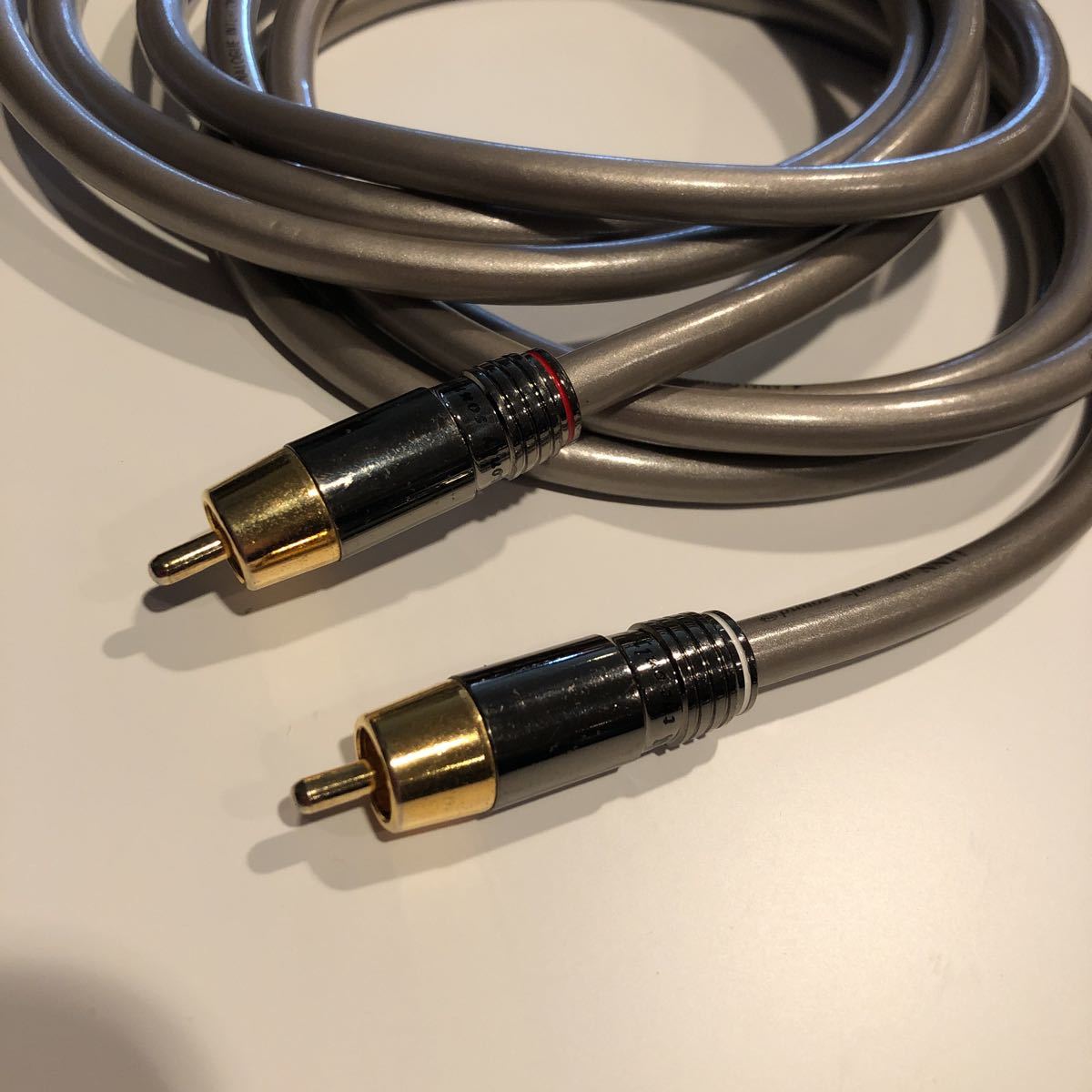 LINN RCAケーブル SI12/UB/1.2m（美品） 美品 送料無料 リン シルバーケーブル RCA 1.2mペア LINN SI12/UB