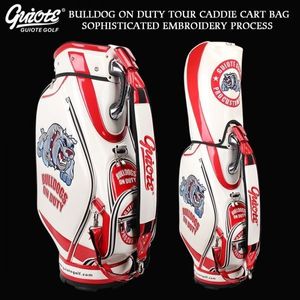個性的！！刺繍入り　GUIOTE　ゴルフキャディバッグ　caddie bag 　ゴルフバッグ golfbag　Beast Mode　GU-18 新品個性的！！刺繍入り GUIOTE ゴルフ キャディバッグ caddie
