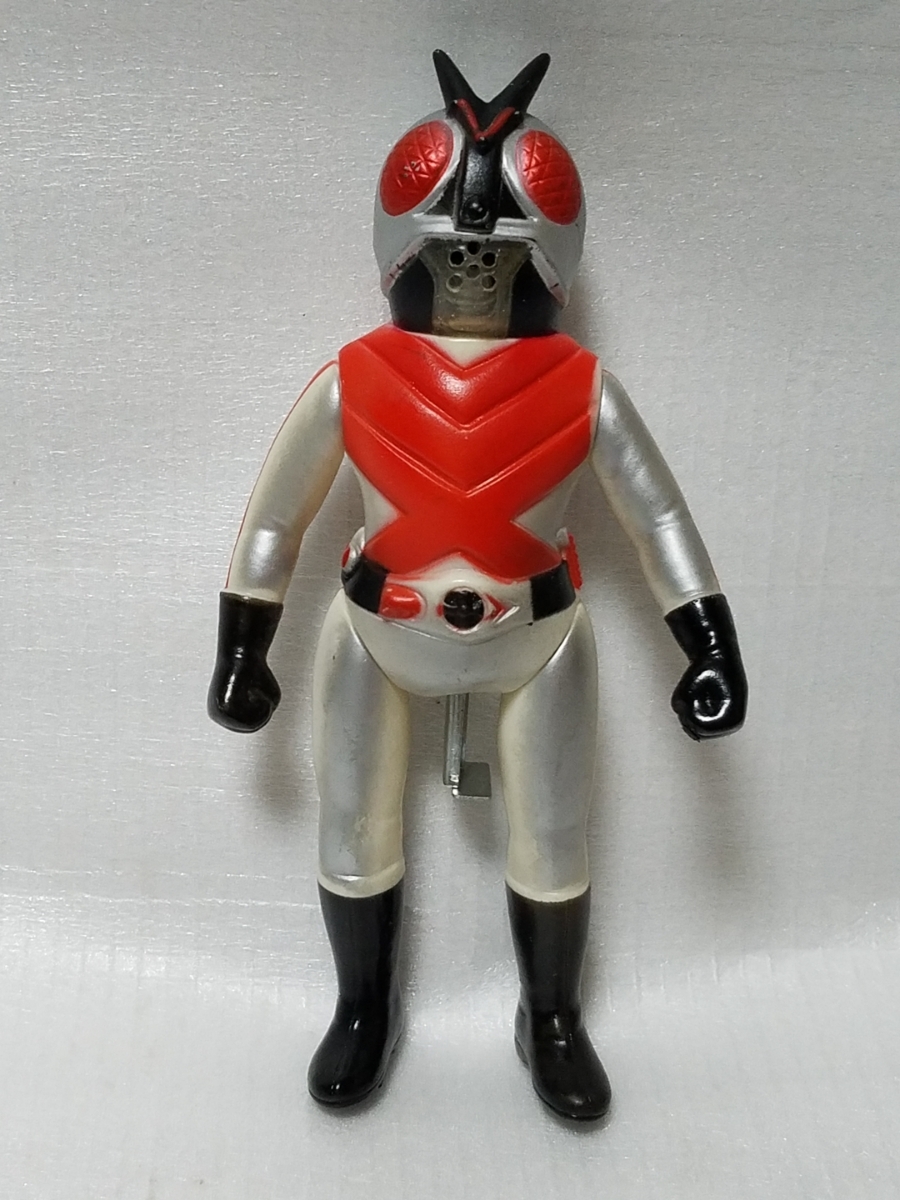 当時物、スパークライト、仮面ライダーX、ソフビ、火吹き、発火、マスダヤ　増田屋　マルサン、ブルマァク タカトク 石森、バンダイ 東映