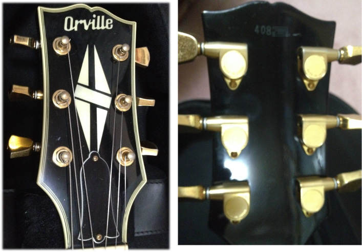 z*9様 Orvileレスポールモデルスタンダード1993年製フジゲン 改造無し Gibson Les Paul Orville 0 Custom by - – 94年フジゲン製造Orville