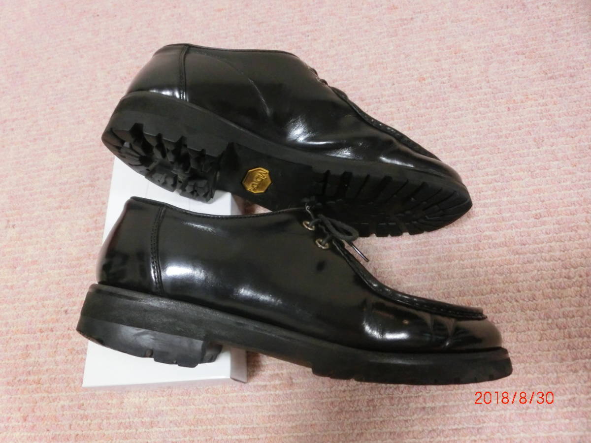 チロリアンシューズ 黒 ビブラム リーガルスタンダーズ W375 0 1 REGAL