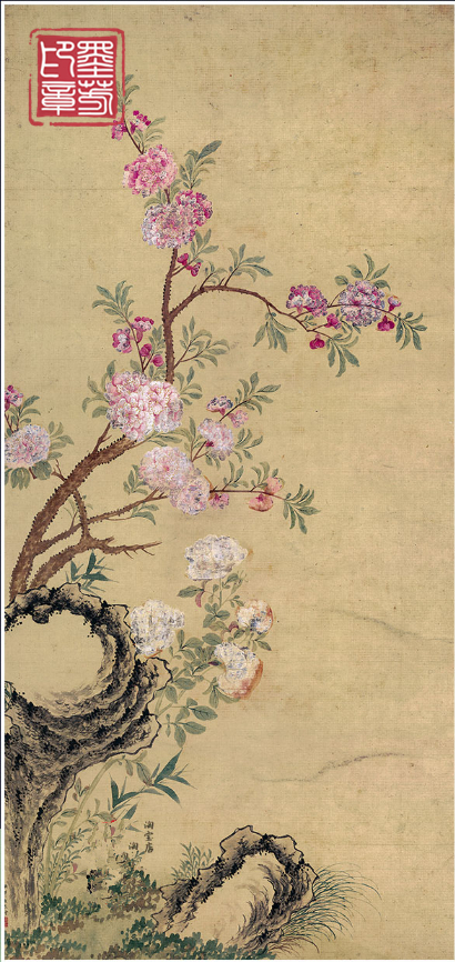 ★大人気★ 【桂花図】画芯 書道 古画 手巻 珍藏 美術品 掛軸 装飾画 総高：115cm LZ-052_1