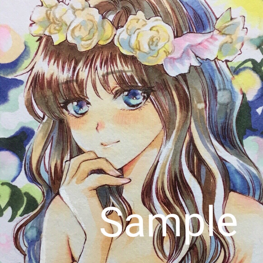 同人手描きイラスト オリジナル 創作 女の子 夏の夜 A6 手描きイラスト 売買されたオークション情報 Yahooの商品情報をアーカイブ公開 オークファン Aucfan Com