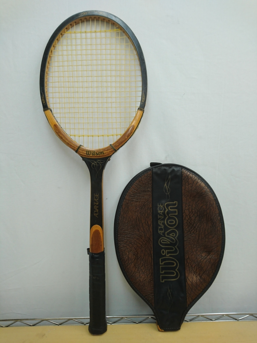 ★激レア★Wilson ADVANTAGE アドバンテージ 木製ラケット G3 レア WILSON ADVANTAGE ウィルソン アドバンテージ 木製 テニス