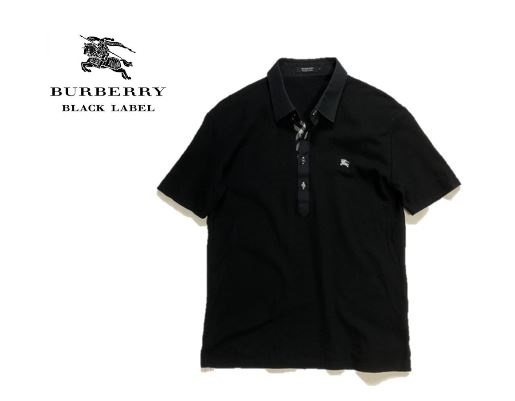 ☆美品 BURBERRY BLACK LABEL バーバリーブラックレーベル 前立 ノバ