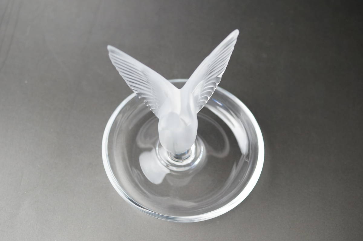 壱☆ LALIQUE ラリック☆ バード リングトレイ☆鳥 アクセサリー 美品