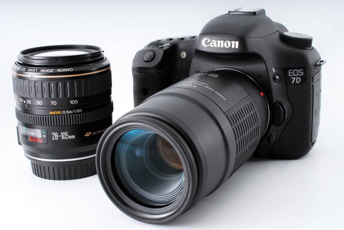 EOS Canon 7D キャノン - Mark II 広角望遠レンズセット｜一眼レフ 