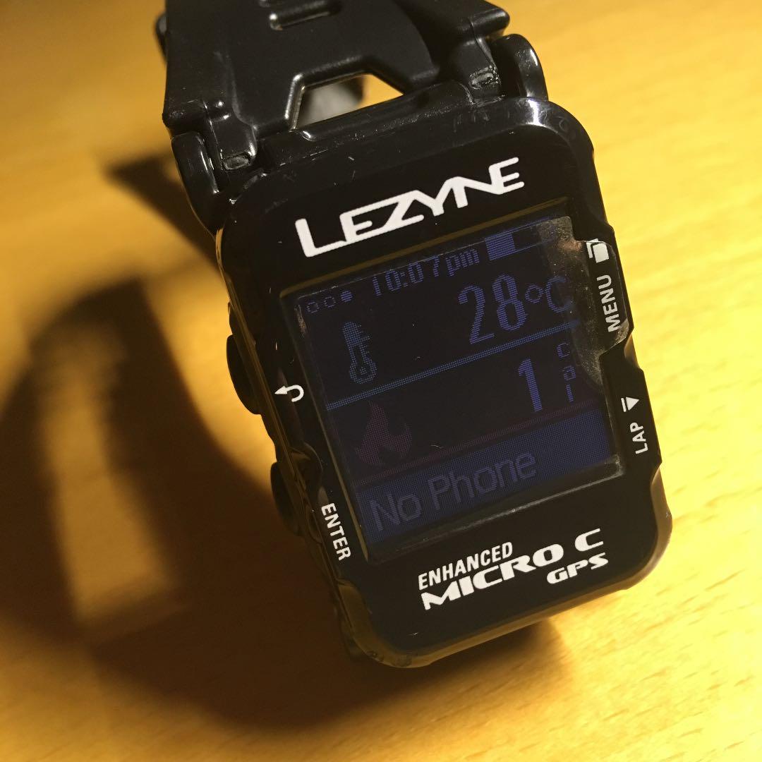 ☆LEZYNE(レザイン) マイクロ・カラーGPS☆micro c gps☆ハートレート