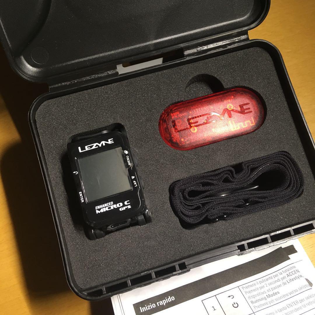 ☆LEZYNE(レザイン) マイクロ・カラーGPS☆micro c gps☆ハートレート