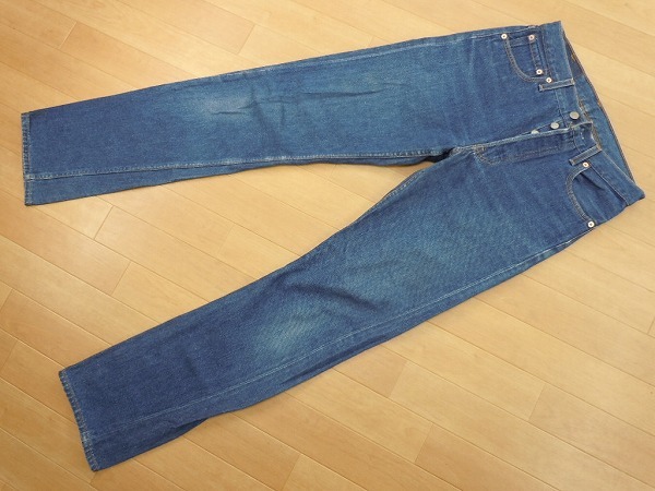 d399★90s 米国製 リーバイス501★W30 古着 ジーンズ★USA デニムパンツ 即決★ 90s USA製 リーバイス Indigo 実寸W44 ヒゲ落ち