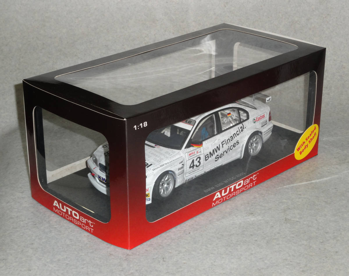 オートアート 1⁄18 BMW 320i E46 WTCC Autoart 1⁄18 Scale Diecast