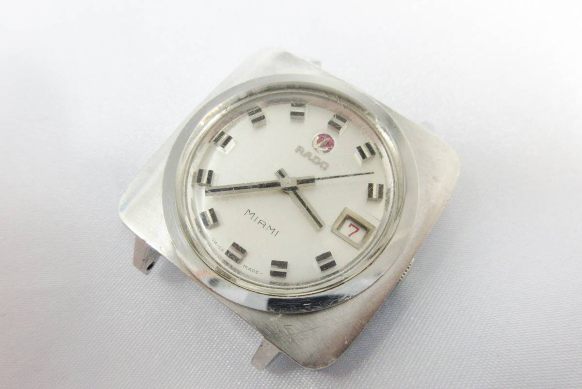 ☆RADO 腕時計☆MIAMI ラド― マイアミ 11874 デイト ☆ 中古品