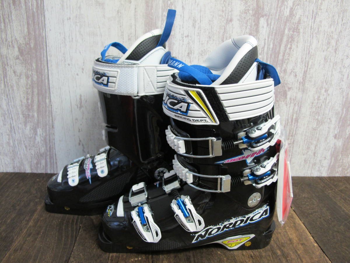 激安大特価，低価 ◎未使用品　NORDICA/ノルディカ　スキーブーツ　DOBERMANN WC EDT 130 10/11　メンズ　２４cm　ブラック　箱つき　＠１００(3963-6/12)