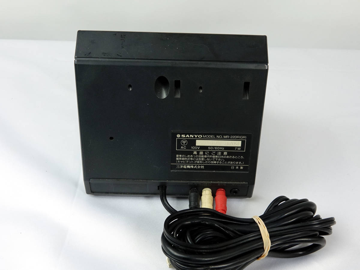 □【激レア】SANYO MR-22DR データレコーダー □【激レア】SANYO MR