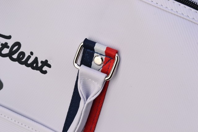Titleist　タイトリストゴルフボストンバッグ　ホワイト/トリコ