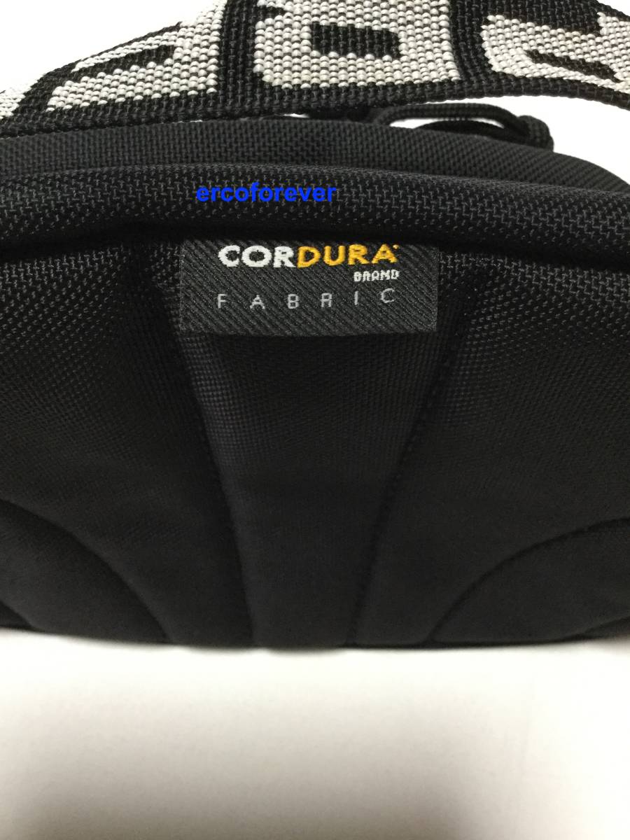 送料無料 Supreme Waist Bag 18ss ウエストバッグ Black ブラック 黒