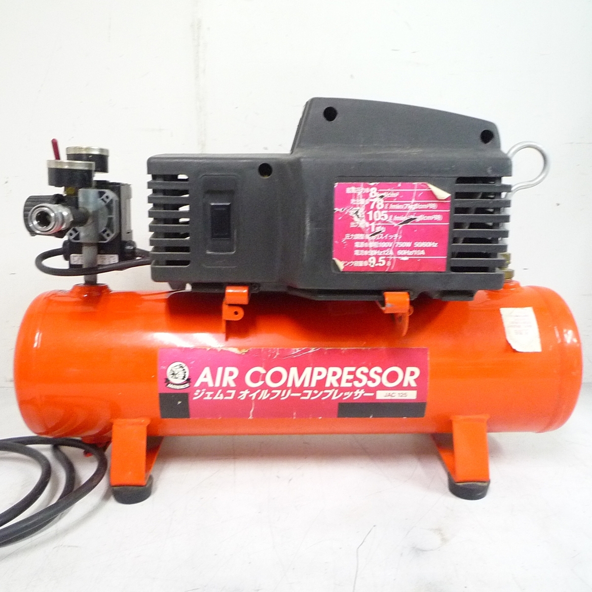 エアーコンプレッサー オイルレス 100V A13中古品fiac FX95 中古 