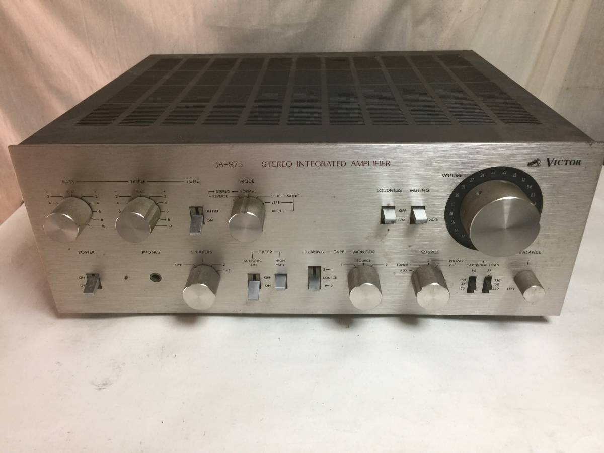VICTOR ビクター プリメインアンプ JA-S75 ジャンク扱いで JA-S75 