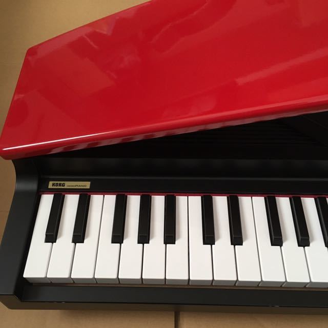KORG MICROPIANO マイクロピアノ ミニ鍵盤61 自動演奏 レッド KORG